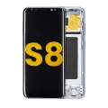 OLED Assembly With Frame Compatible For Samsung Galaxy S8 (Refurbished) (Coral Blue)