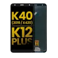 LCD Assembly Without Frame Compatible For LG K40 (2019 / X420) / K12 Plus (Refurbished) (All Colors)
