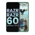 OLED Assembly With Frame Compatible For Motorola Razr / Razr 60 (XT2553 / 2025) (Genuine OEM) (Spring Bud) 