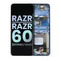OLED Assembly With Frame Compatible For Motorola Razr / Razr 60 (XT2553 / 2025) (Genuine OEM) (Gibraltar Sea) 