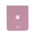 Base Back Cover Glass Compatible For Motorola Razr / Razr 60 (XT2553 / 2025) (Genuine OEM)(Parfait Pink)