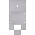 4in1 (Top, Bottom, Keyboard, Trackpad) Skin Compatible For  MacBook Air 13"Retina (A1932 / Late 2018 / Early 2019) (A2179 / Early 2020) (Space Gray)