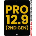 LCD Assembly With Digitizer & Daughter Board Flex Pre-Installed Compatible For iPad Pro 12.9" 2nd Gen (2017) (Refurbished) (Black)