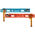 Plastic Rail (Right+Left) With Flex Cable for Nintendo Switch 2 (Blue/ Orange)
