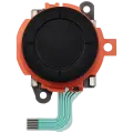 3D Analog Joystick Cap Thumbstick for Nintendo Switch 2 Joy Con Controller (Orange)