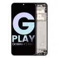 LCD Assembly With Frame Compatible For Motorola Moto G Play (XT2093-7 / 2021) (Genuine OEM) (Flash Gray)