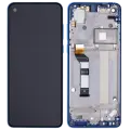 LCD Assembly With Frame Compatible For Motorola One Action (XT2013-1 / XT2013-2 / XT2013-4 / 2019) (Genuine OEM) (Denim Blue)