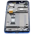 LCD Assembly With Frame Compatible For Motorola One Action (XT2013-1 / XT2013-2 / XT2013-4 / 2019) (Genuine OEM) (Denim Blue)