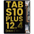OLED Assembly Without Frame Compatible For Samsung Galaxy Tab S10 Plus 12.4" (X820) (2024) (Refurbished) (Black)