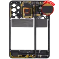 Mid-Frame Housing Compatible For Samsung Galaxy A23 5G (A236U / 2022) (US Version) (Black)