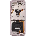 OLED Assembly With Frame Compatible For Motorola Razr 2025 / Razr 60 (XT2553 / 2025) (Refurbished) (Parfait Pink)