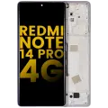 OLED Assembly With Frame Compatible For Xiaomi Redmi Note 14 Pro 4G (Refurbished) (Aurora Purple)