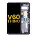 Secondary Screen For Case OLED Assembly With Frame Compatible For LG V60 ThinQ 5G (Refurbished) (All Colors)