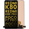OLED Assembly Without Frame Compatible For Xiaomi Redmi K80 / K80 Pro / Poco F7 Pro / Poco F7 UItra (Refurbished) (All Colors)