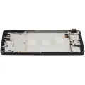 OLED Assembly With Frame Compatible For Xiaomi Redmi Note 14 5G (Aftermarket: Incell) (Midnight Black)
