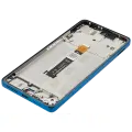 LCD Assembly With Frame Compatible For Motorola Moto G75 5G (XT2437 / 2024) (Refurbished) (Aqua Blue)