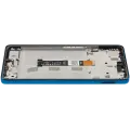 LCD Assembly With Frame Compatible For Motorola Moto G75 5G (XT2437 / 2024) (Refurbished) (Aqua Blue)