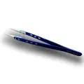CT-01 Ceramic Precision Tweezers  ESD Safe Anti-Static / Ultra Sharp Tip for Micro Soldering & Electronics Repair (PolarTronix)
