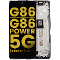 OLED Assembly With Frame Compatible For Motorola Moto G86 / G86 Power 5G (XT2527 / 2025) (Refurbished) (Spellbound)
