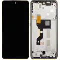 OLED Assembly With Frame Compatible For Motorola Moto G86 / G86 Power 5G (XT2527 / 2025) (Refurbished) (Golden Cypress)