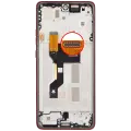 OLED Assembly With Frame Compatible For Motorola Moto G86 / G86 Power 5G (XT2527 / 2025) (Refurbished) (Chrysanthemum)