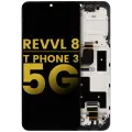 LCD Assembly With Frame Compatible For T-Mobile Revvl 8 / T Phone 3 5G (Refurbished) (All Colors)