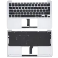 Top Case With Keyboard And Microphone Compatible For MacBook Air 13" (A1466 / Mid 2013 / Early 2014 / Early 2015 / Mid 2017) (US English) (Used OEM Pull: Grade A)