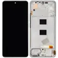 OLED Assembly With Frame Compatible For Xiaomi Redmi Note 13 4G (Aftermarket Plus) (Mint Green)