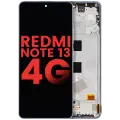 OLED Assembly With Frame Compatible For Xiaomi Redmi Note 13 4G (Aftermarket Plus) (Ice Blue)