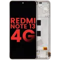 OLED Assembly With Frame Compatible For Xiaomi Redmi Note 13 4G (Aftermarket Plus) (Ocean Sunset)
