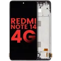 OLED Assembly With Frame Compatible For Xiaomi Redmi Note 14 4G (Aftermarket Plus) (All Colors)