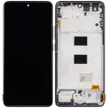 OLED Assembly With Frame For Xiaomi Redmi Note 14 5G (Aftermarket Plus) (Midnight Black)