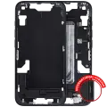 Mid-Frame Housing  W/ Small Parts For iPhone 16e (EU / Global Version) (Used OEM Pull: Grade A) (Black)