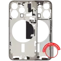 Mid-Frame Housing  W/ Small Parts For iPhone 15 Pro (EU / Global Version) (Used OEM Pull: Grade B) (Natural Titanium)