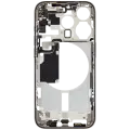 Mid-Frame Housing  W/ Small Parts For iPhone 15 Pro (EU / Global Version) (Used OEM Pull: Grade B) (Natural Titanium)