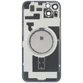 Back Glass w/ MagSafe Magnet For iPhone 14 Plus (Aftermarket) (Purple) (No Logo)