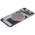 Back Glass w/ MagSafe Magnet For iPhone 14 (Aftermarket) (Blue) (No Logo)
