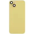 Back Glass w/ MagSafe Magnet & NFC & Flashlight Flex For iPhone 14 Plus (Quality - OEM Pull C) (Yellow)