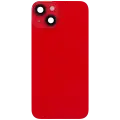 Back Glass w/ MagSafe Magnet & NFC & Flashlight Flex For iPhone 14 (Quality - OEM Pull C) (Red)