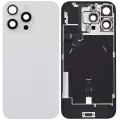Back Glass w/ MagSafe Magnet & NFC & Flashlight Flex For iPhone 16 Pro Max (Quality - OEM Pull C) (White Titanium)